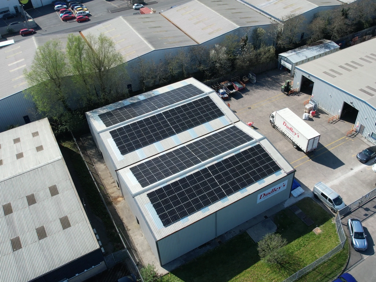 Solar PV for a Cardiff Aluminium Works: Dudley's
