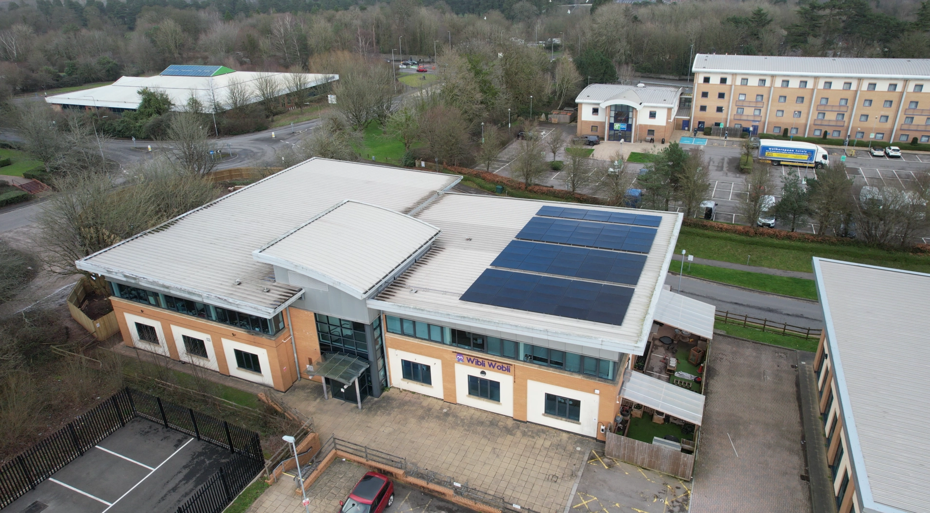 Rooftop Solar for a Newport Nursery